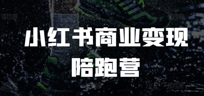 小红书商业变现陪跑营，小红书电商教程-搞个副业