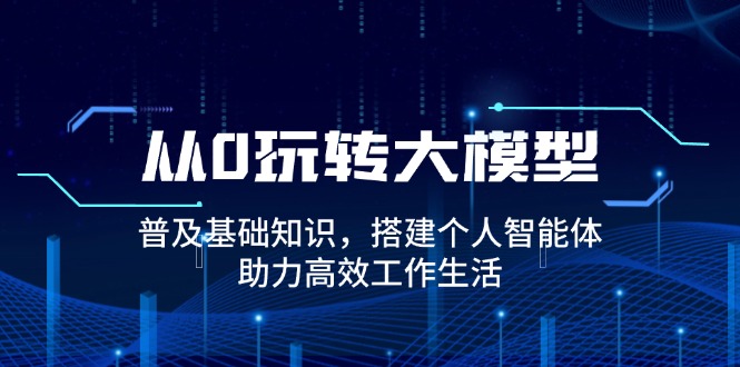 从0玩转大模型，普及基础知识，搭建个人智能体，助力高效工作生活-搞个副业