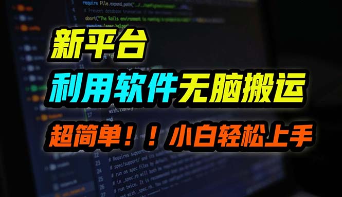 B站平台用软件无脑搬运，月赚10000+，小白也能轻松上手-搞个副业