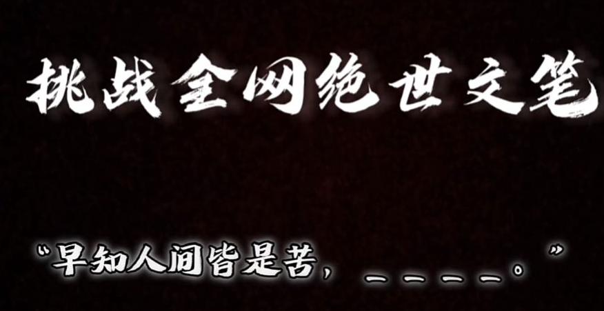视频号小众玩法，文笔挑战，互动拉满，轻松赚取分成收益！小白也可当天上手-搞个副业