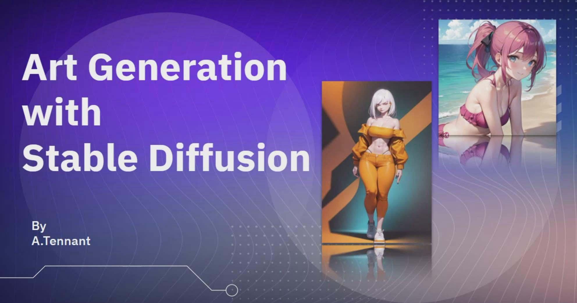 图片[1]-利用Stable Diffusion AI人工智能生成动漫艺术分步教程-14节课-中英字幕-搞个副业