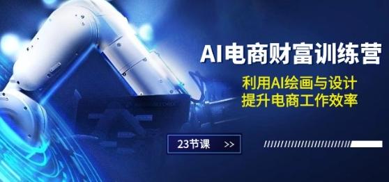 AI电商-财富训练营：利用AI绘画与设计，提升电商工作效率(23节课)-搞个副业