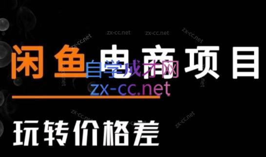 亿创繁星·闲鱼电商项目(玩转价格差)-搞个副业