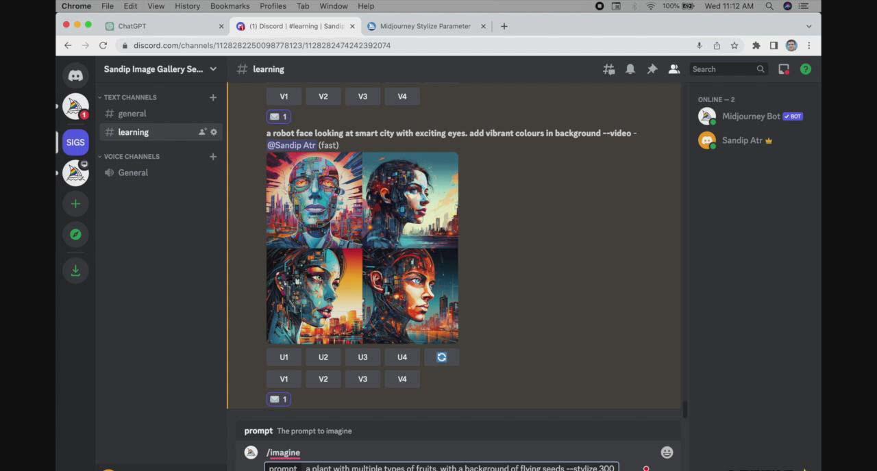 图片[2]-ChatGPT4 和 MidJourney AI 绘画聊天革命性指南教程-33节视频课-中英字幕-搞个副业
