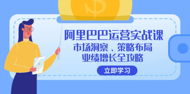 阿里巴巴运营实战课：市场洞察、策略布局、业绩增长全攻略-搞个副业