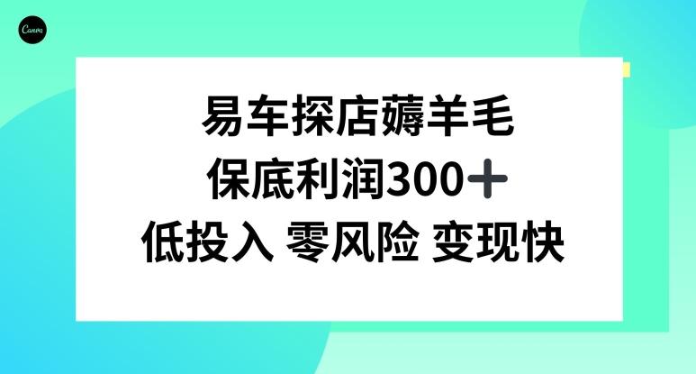 易车APP首页十亿补贴活动，选择到店补贴，保底利润300+-搞个副业