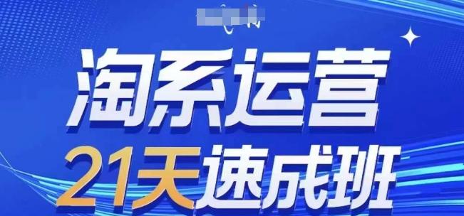 淘系运营21天速成班(更新24年6月)，0基础轻松搞定淘系运营，不做假把式-搞个副业