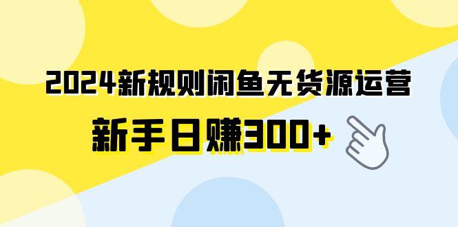 (9522期)2024新规则闲鱼无货源运营新手日赚300+-搞个副业