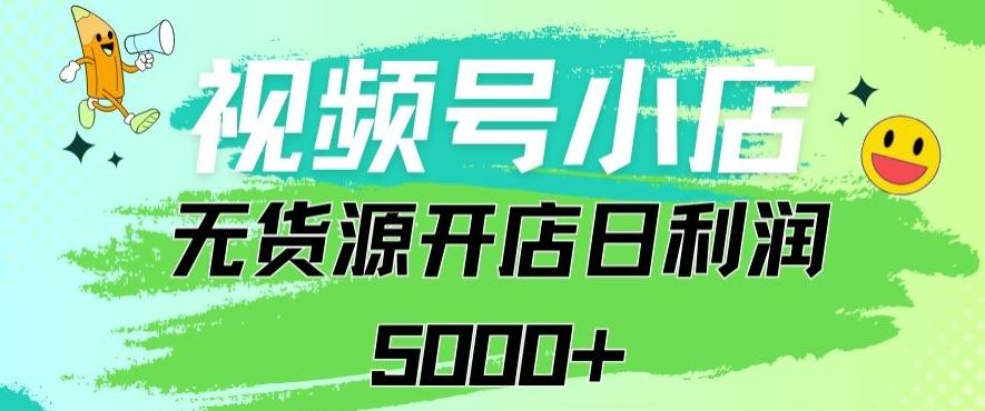 视频号无货源小店从0到1日订单量千单以上纯利润稳稳5000+【揭秘】-搞个副业