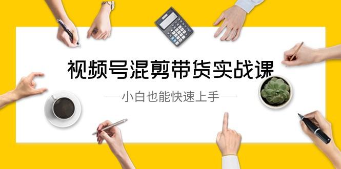 视频号混剪带货实战课，小白也能快速上手（10节课）-搞个副业