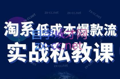 卡卡老师·淘宝低成本爆款流实战私教课-搞个副业