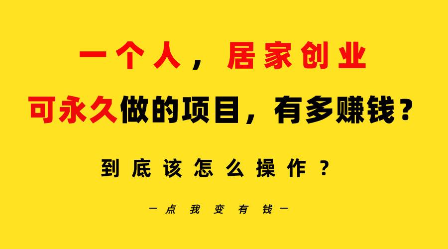 一个人，居家创业：B站每天10分钟，单账号日引创业粉100+，月稳定变现5W…-搞个副业