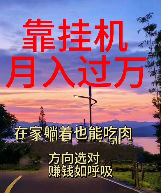 靠挂机，日入1000+，躺着也能吃肉，电脑手机都可挂-搞个副业