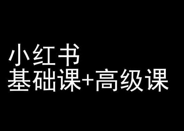 小红书基础课+高级课-小红书运营教程-搞个副业