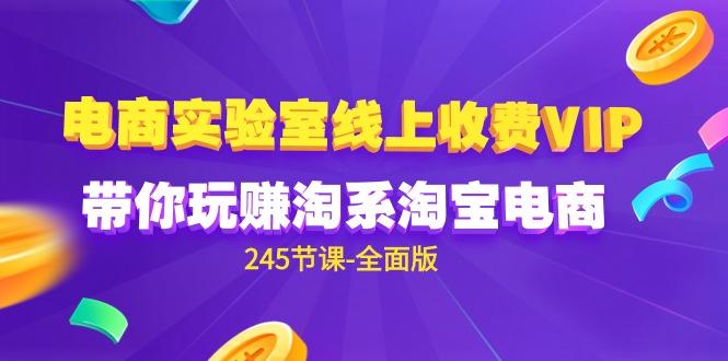 (9859期)电商-实验室 线上收费VIP，带你玩赚淘系淘宝电商(245节课-全面版)-搞个副业