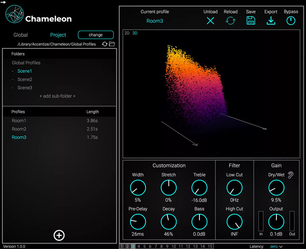 Accentize Chameleon(智能音频插件) v2.1.1 免费版-搞个副业