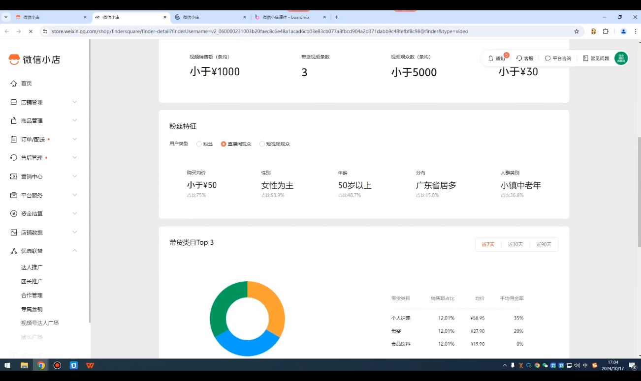 子枫老师·微信小店入驻流程-搞个副业
