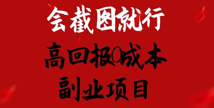 会截图就行，高回报0成本副业项目，卖离婚模板一天1.5k+【揭秘】-搞个副业