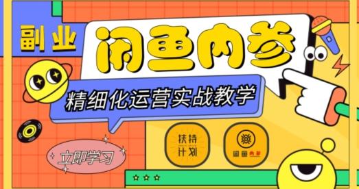 闲鱼精细化运营入门+高阶实战教学，从底层逻辑到轻松变现，多维度玩转闲鱼副业-搞个副业