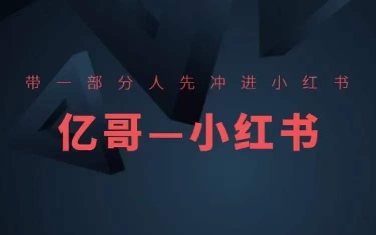 ​​带一部分人先冲进小红书，小红书开店、选品、爆款裂变-搞个副业