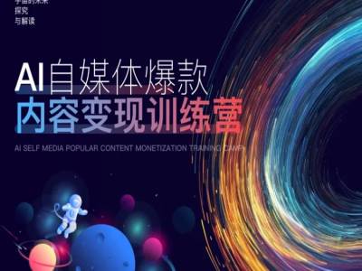 AI自媒体爆款内容变现训练营，20%底层逻辑，60%实操方法，20%案例拆解(即学即用)-搞个副业