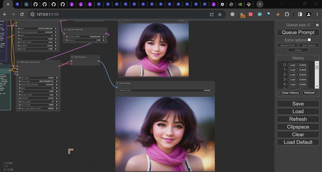 图片[2]-ComfyUI 利用 Stable Diffusion 学习AI GUI 工作流程教程-中英字幕-搞个副业