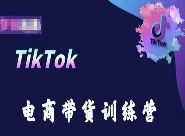 TikTok电商带货训练营，跟随时代潮流，跨境掘金-搞个副业