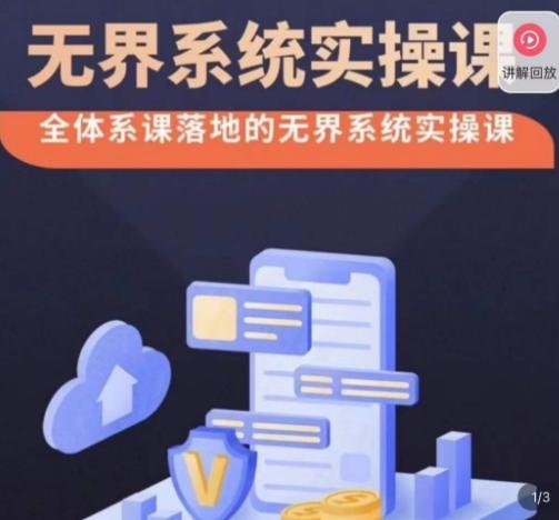 老衲·无界系统实操课，全体系落地无界改版后选择、出价、高投产做付费引流-搞个副业
