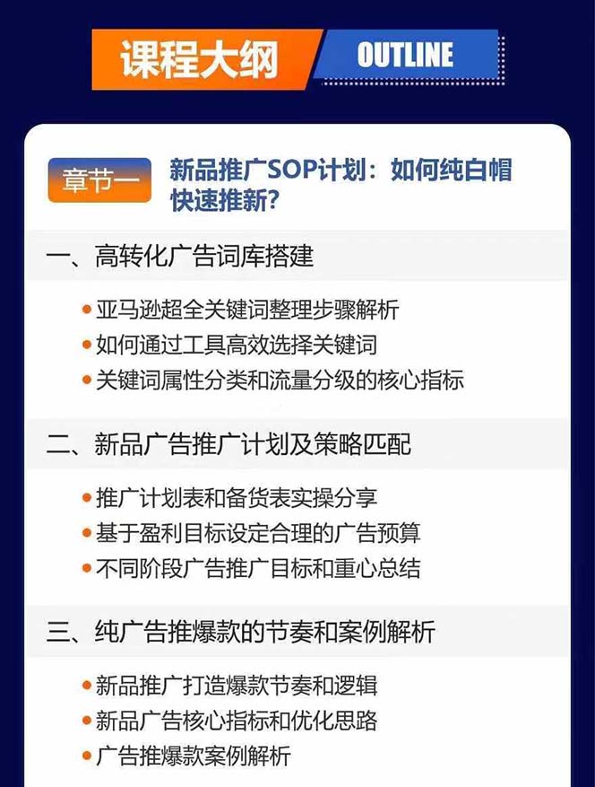 图片[3]-亚马逊爆款广告训练营：掌握关键词库搭建方法，优化广告数据提升旺季销量-搞个副业