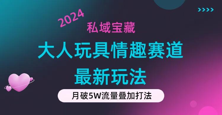 私域宝藏：大人玩具情趣赛道合规新玩法，零投入，私域超高流量成单率高-搞个副业