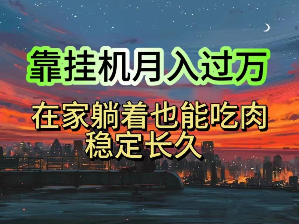 挂机项目日入1000+，躺着也能吃肉，适合宝爸宝妈学生党工作室，电脑手…-搞个副业