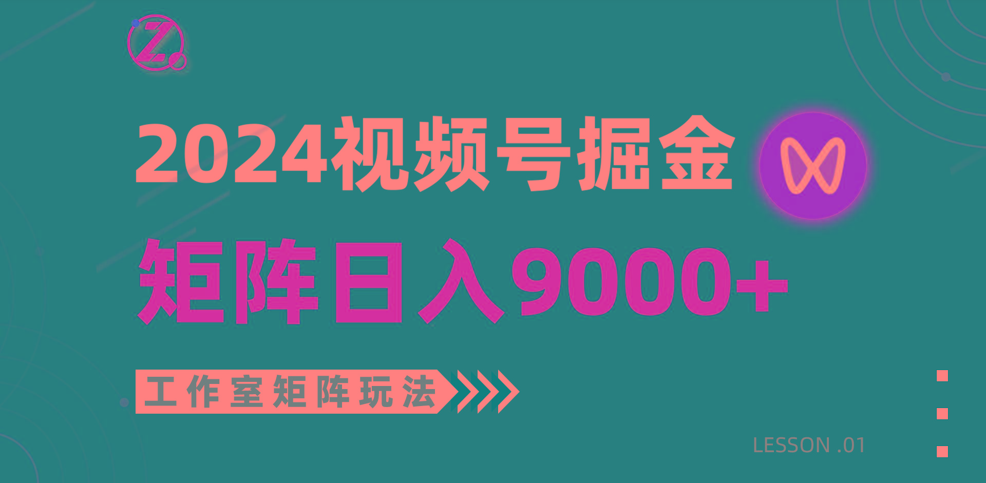 (9709期)【蓝海项目】2024视频号自然流带货，工作室落地玩法，单个直播间日入9000+-搞个副业