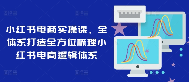 小红书电商实操课，全体系打造全方位梳理小红书电商逻辑体系-搞个副业