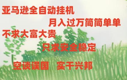 亚马逊全自动浏览挂机-搞个副业