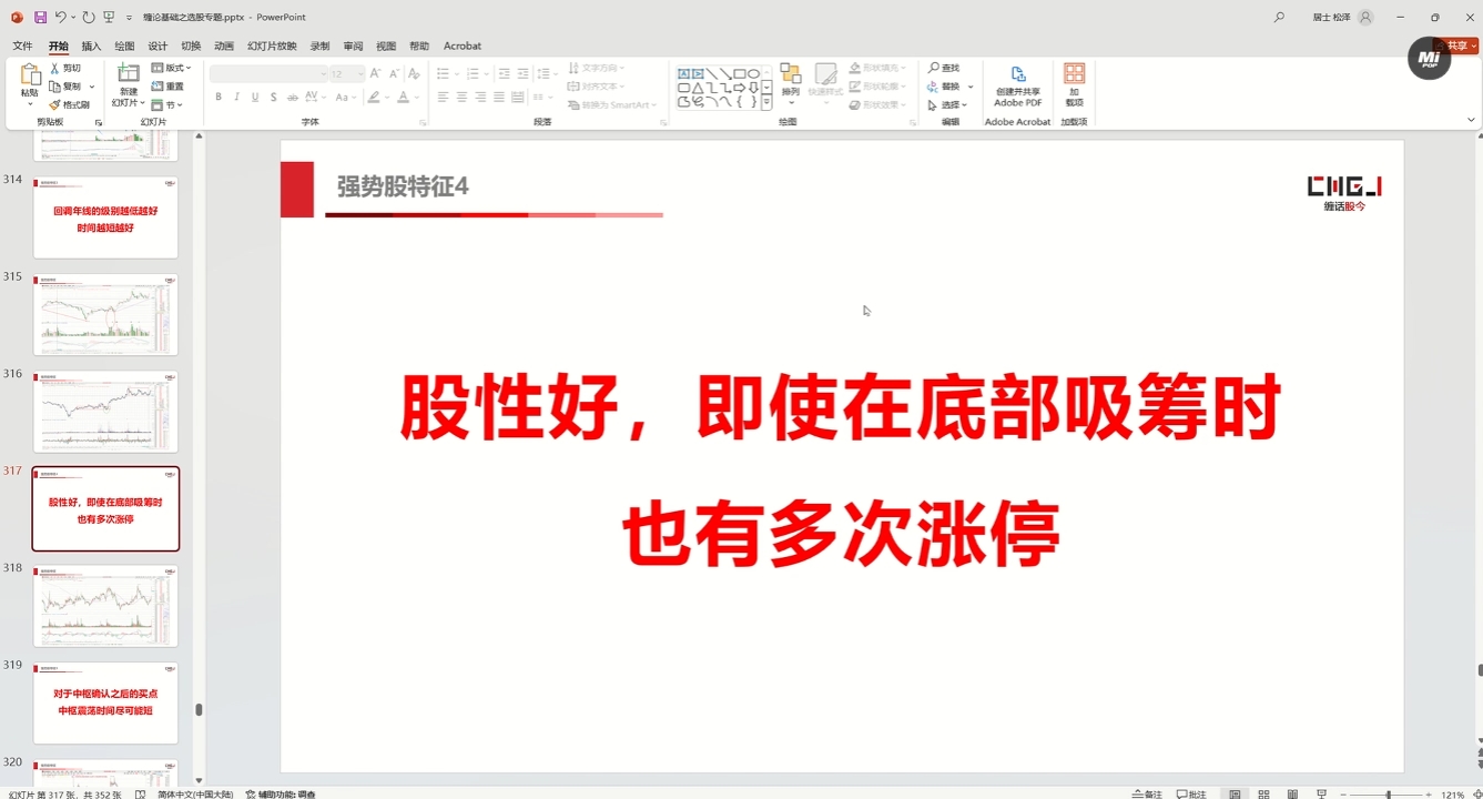 缠话股今·缠论基础之选股专题-搞个副业