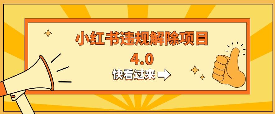 小红书违规掘金蓝海项目，日入800+（附带引流办法及解除办法）-搞个副业