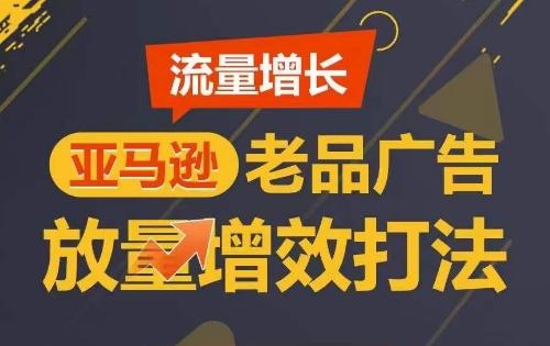 流量增长 亚马逊老品广告放量增效打法，短期内广告销量翻倍-搞个副业