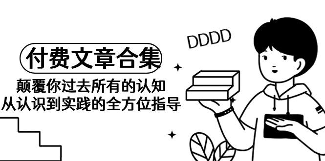 (9646期)《某公众号付费文章合集》颠覆你过去所有的认知 从认识到实践的全方位指导-搞个副业