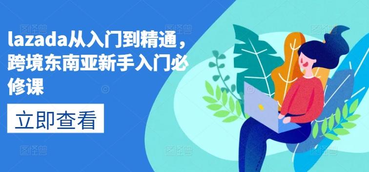 lazada从入门到精通，跨境东南亚新手入门必修课-搞个副业