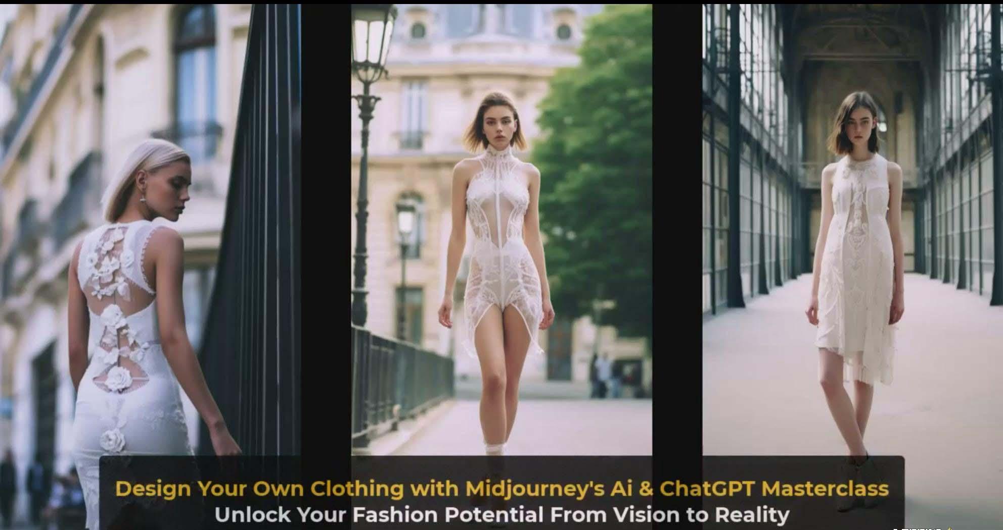 图片[4]-利用 Midjourneys Ai 人工智能设计自己的服装AI大师班-10节课-中英字幕-搞个副业