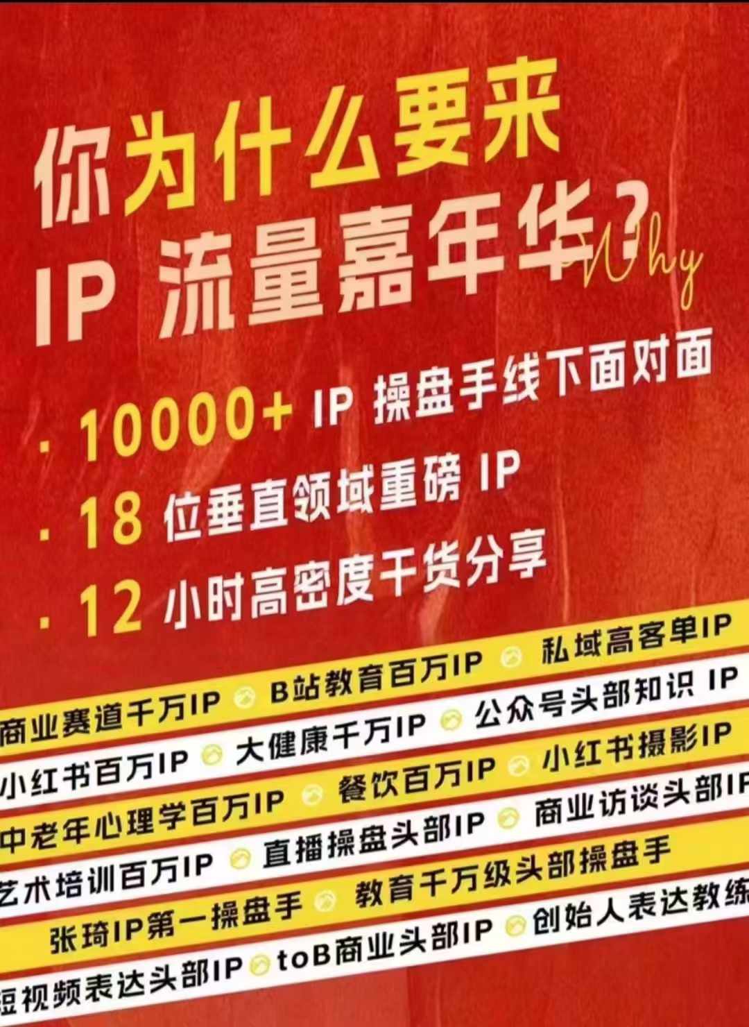 群响IP流量嘉年华，​现场视频+IP江湖2024典藏版PPT-搞个副业