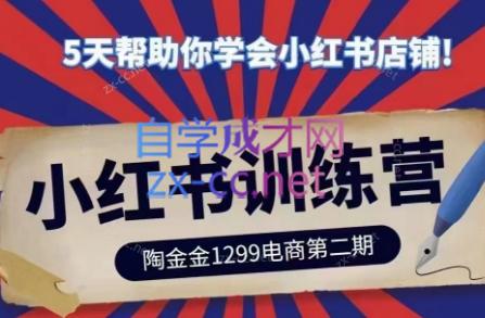 陶金金·小红书训练营(第二期)-搞个副业