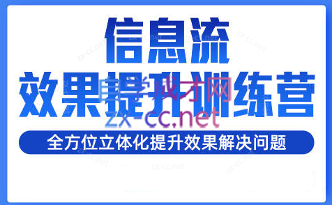 柯南·信息流效果提升训练营(更新24年6月)-搞个副业