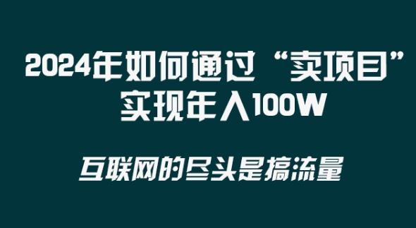 2024年 做项目不如‘卖项目’更快更直接！年入100万-搞个副业