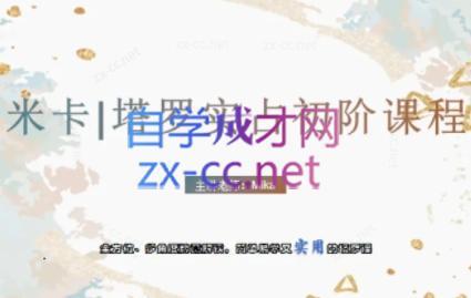 米卡·实占塔罗初阶课-搞个副业