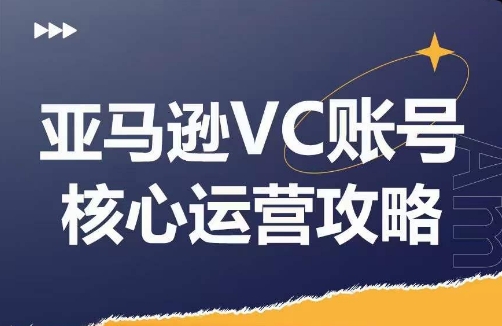 亚马逊VC账号核心玩法解析，实战经验拆解产品模块运营技巧，提升店铺GMV，有效提升运营利润-搞个副业
