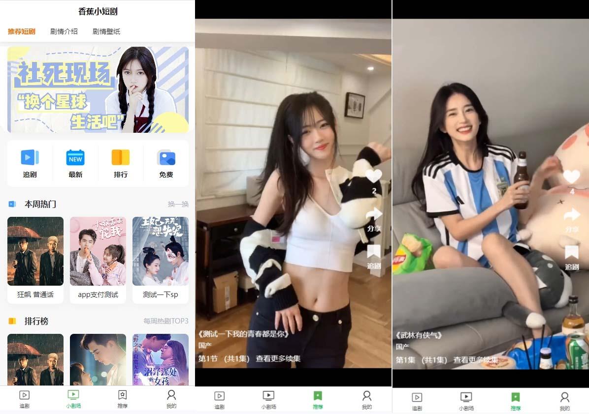(8542期)小剧场短剧影视系统源码 全开源 带支付收益+会员机制+代理推广等模式【…-搞个副业